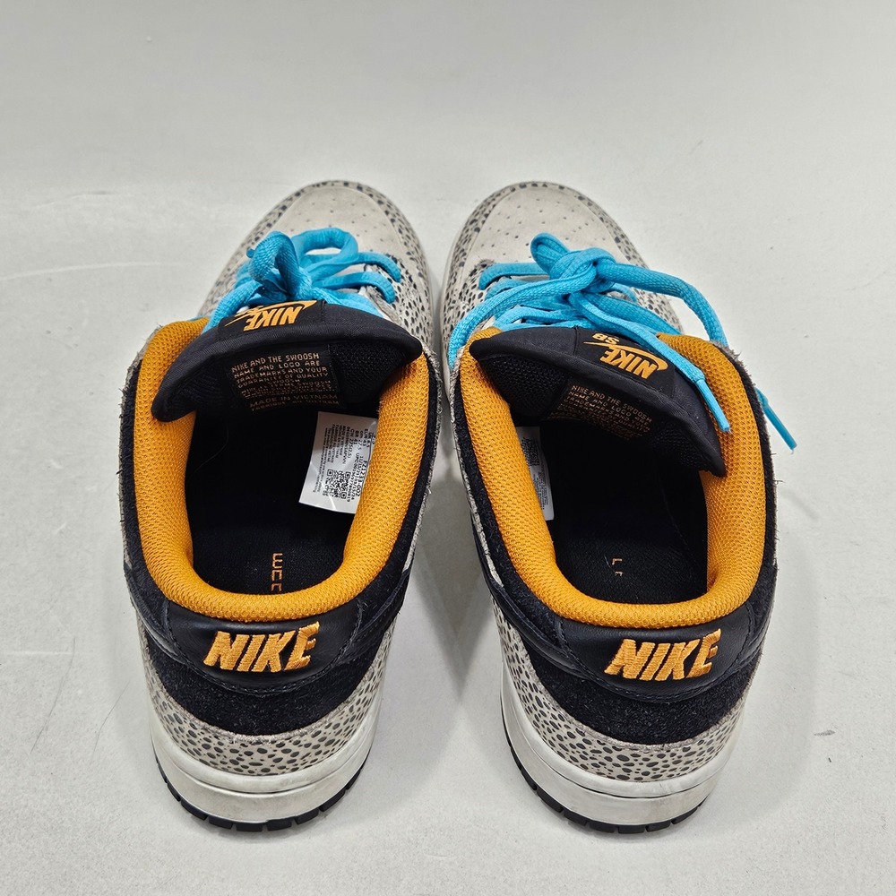 Nike SB Dunk Low Pro Mens 9.5 Phantom Black Monarch Safari FZ1233-002 Sneakers - Picture 12 of 15